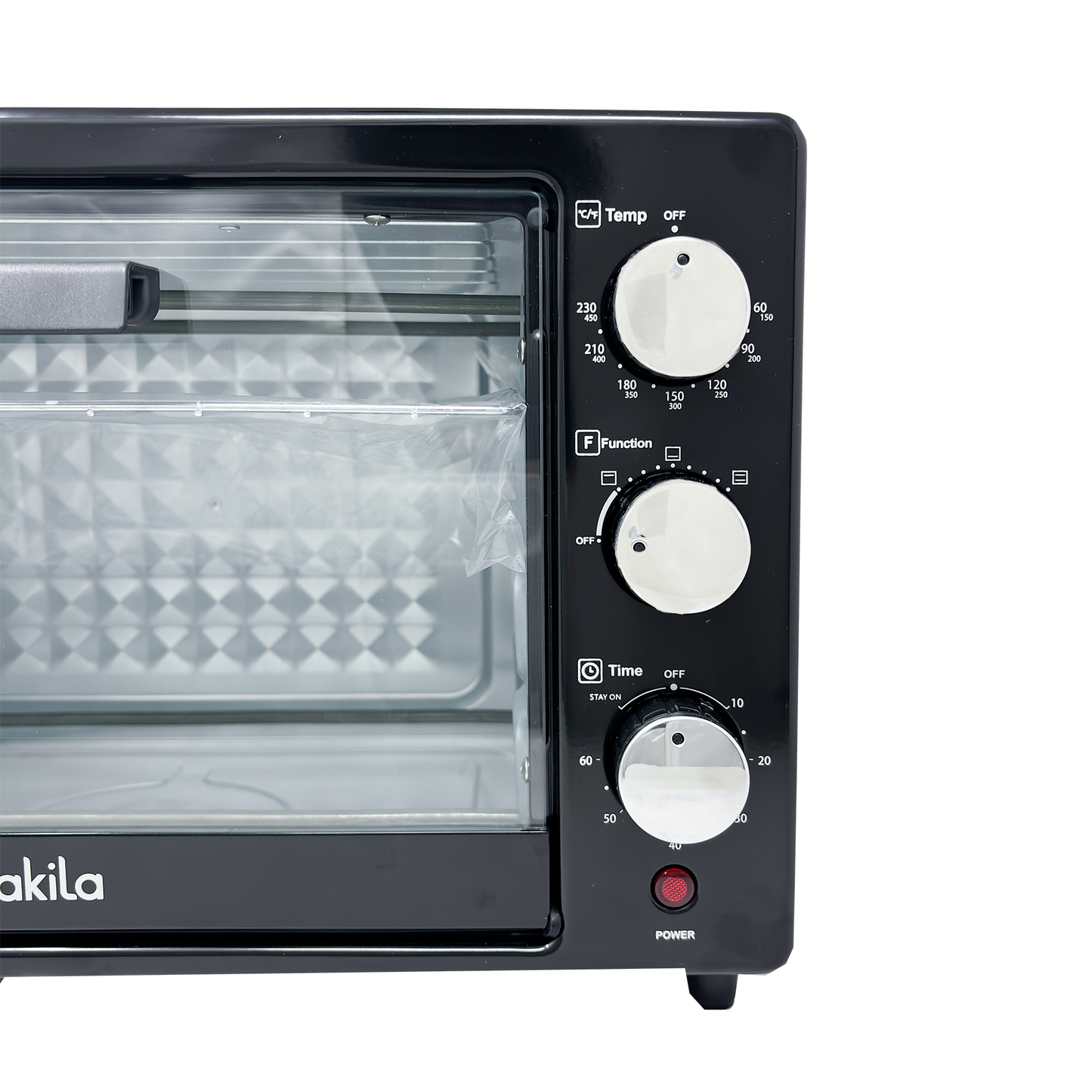 Horno Tostador Eléctrico 22 L Negro Decakila KUEV023B (Caja con 4 piezas)