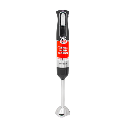 Batidora de Inmersión Inalámbrica con Accesorios 5 en 1 Negro Decakila KMJB021B (Caja de 6 Piezas)