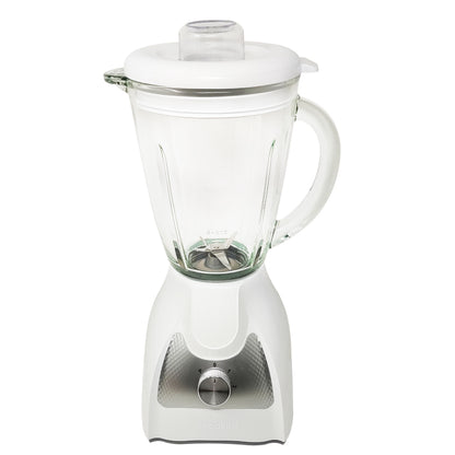 Licuadora 2 Velocidades + Pulso Vaso de Vidrio Blanco Decakila KUJB045W (Caja de 4 Piezas)