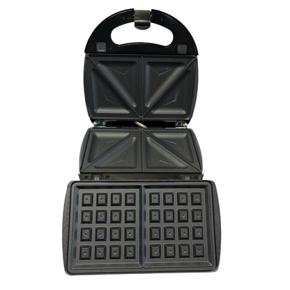 Sandwichera 3 en 1 Placas Intercambiables 750 W Decakila KUEC048M (Caja de 6 Piezas)
