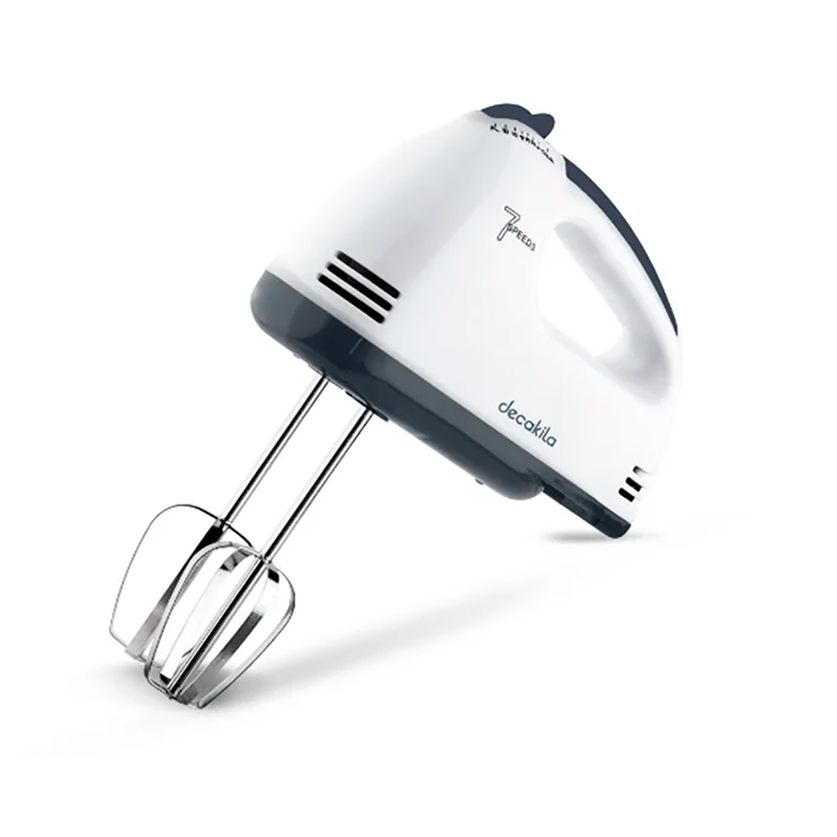 Batidora manual con accesorios blanca 7 velocidades Decakila KUMX016W