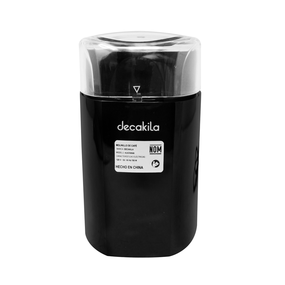 Molino de Café Electrico 60g 150 W Negro Decakila KUCF006B (Caja de 4 Piezas)