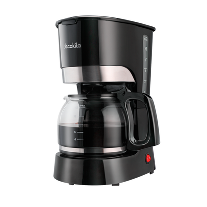 Cafetera de Goteo 12 Tazas (1.5 L) 900 W Negro Decakila KUCF012B (CAJA DE 4 PZAS)