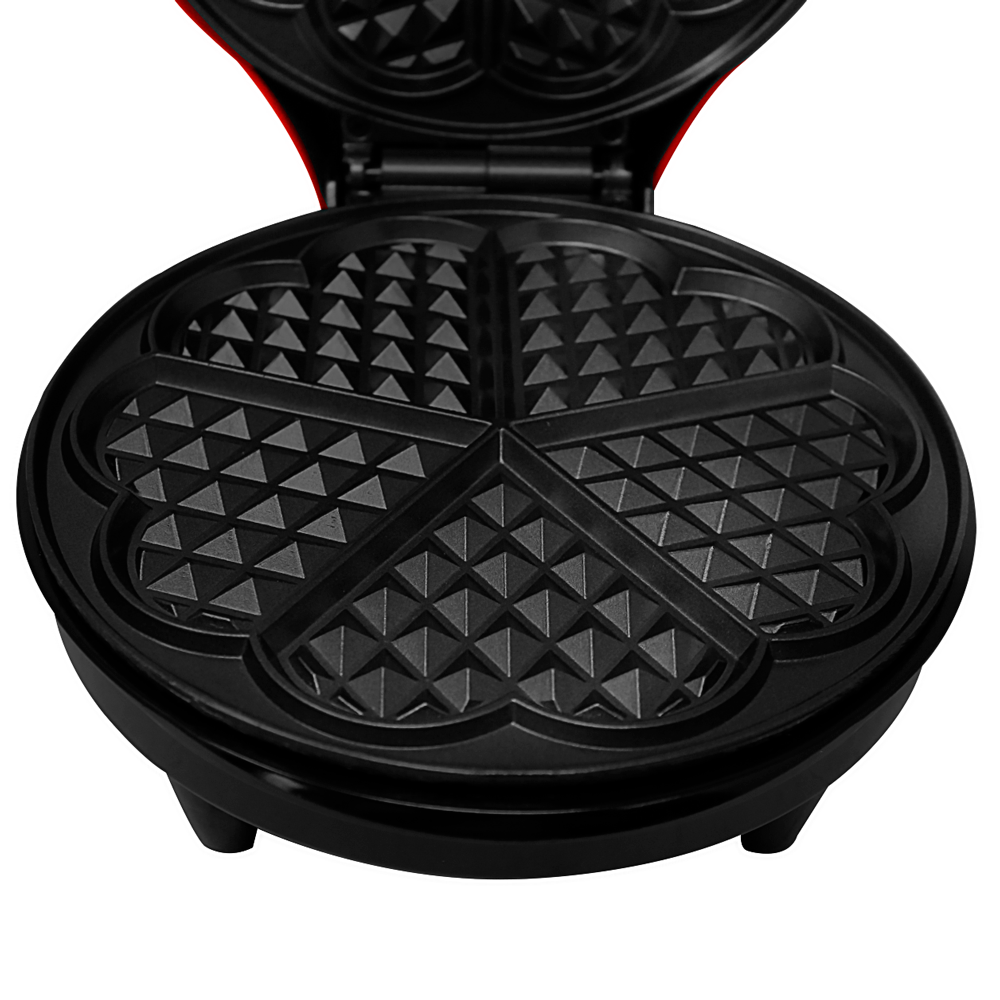 Máquina para Waffles Antiadherente 1000 W Roja Decakila KUEC016W