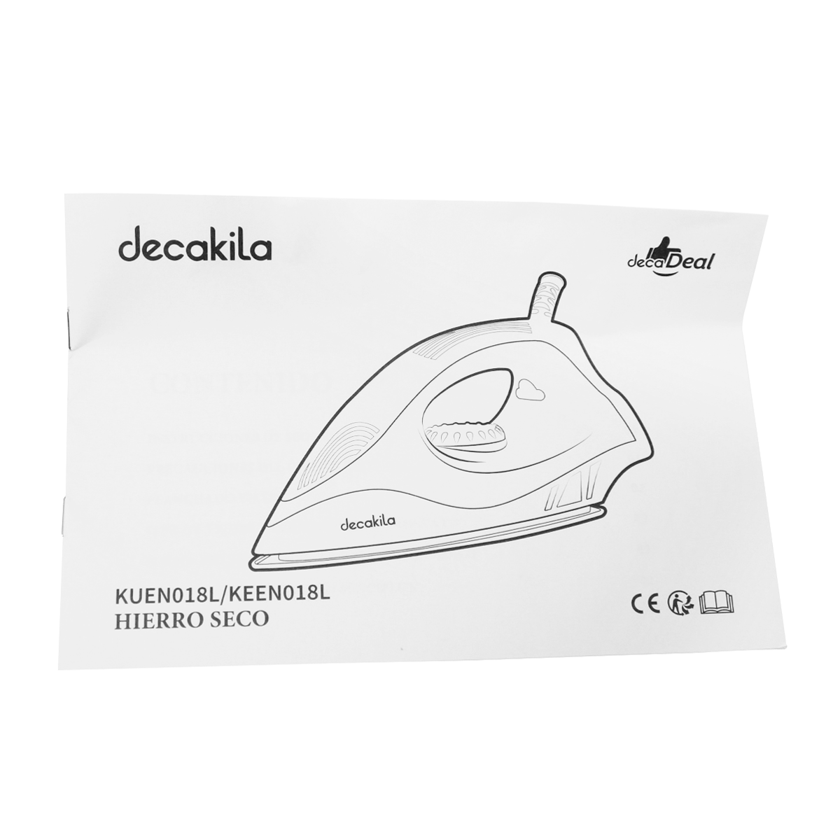 Plancha Seca con Antiadherente 1000 W Azul Decakila KUEN018L (PAQUETE DE 12 PZAS)