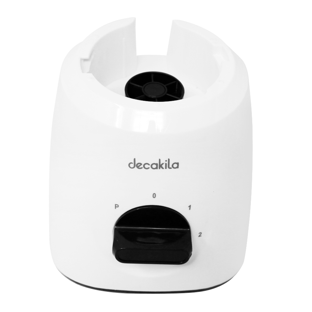 Licuadora 2 Velocidades + Pulso Vaso de Plástico 400 W Blanca Decakila KUJB001W (PAQUETE DE 6 PZAS)