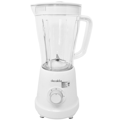 Licuadora 2 Velocidades + Pulso Vaso de Plástico 500 W Blanca Decakila KUJB014W