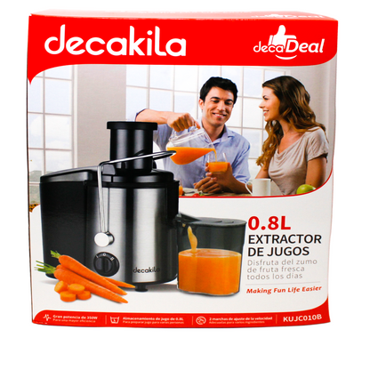 Extractor de Jugo Centrífugo Boca Ancha 350 W Decakila KUJC010B