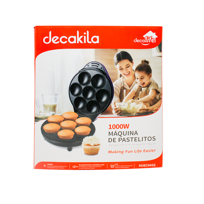 Máquina para Cupcakes 6 piezas 1000 W Decakila KUEC043Z