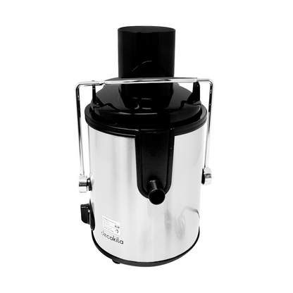 Extractor de Jugo Centrífugo Boca Ancha 350 W Decakila KUJC010B (Caja de 4 Piezas)