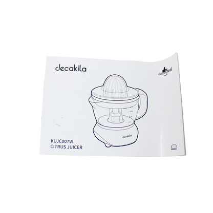 Exprimidor de Cítricos Eléctrico Reversible 25 W Decakila KUJC007W (Caja de 12 Piezas)