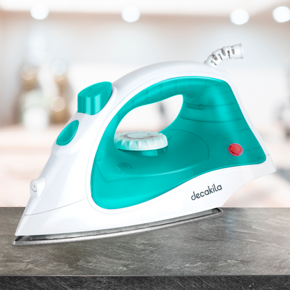 Plancha de Vapor con Antiadherente 1100 W Verde Aqua Decakila KUEN019V